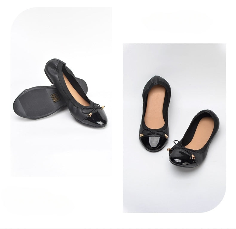 携帯シューズ・スリッパ レディース 室内履き 収納袋付き フォーマル 学校行事 入学式 卒業式-KYS-003