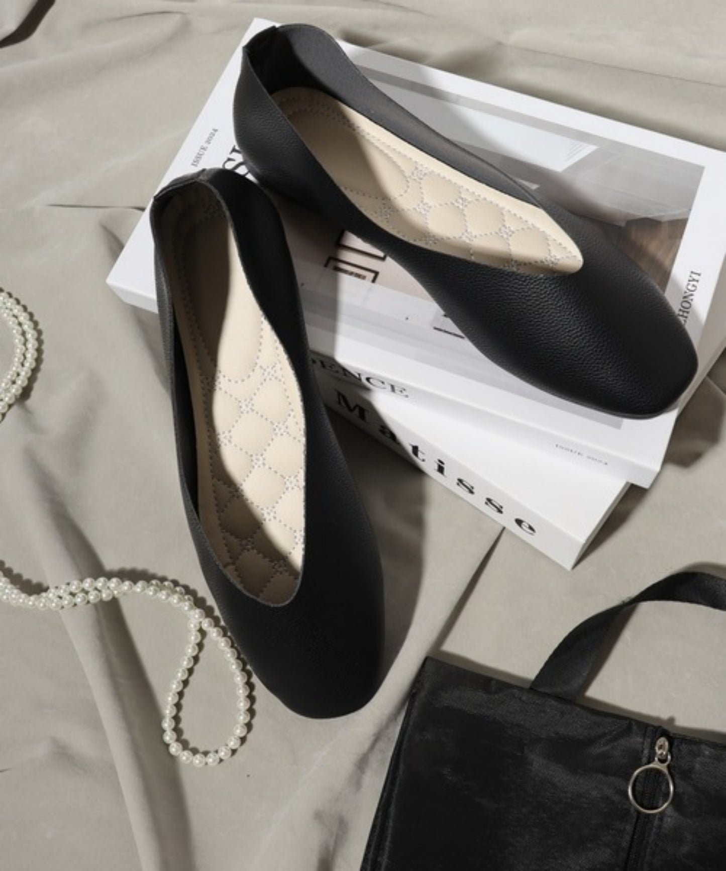 携帯シューズ・ 収納袋付きバッグ付きセット・レディーススリッパ上履き 大人 参観日・授業参観入学式卒業式・室内履きシューズ-KYS‐005