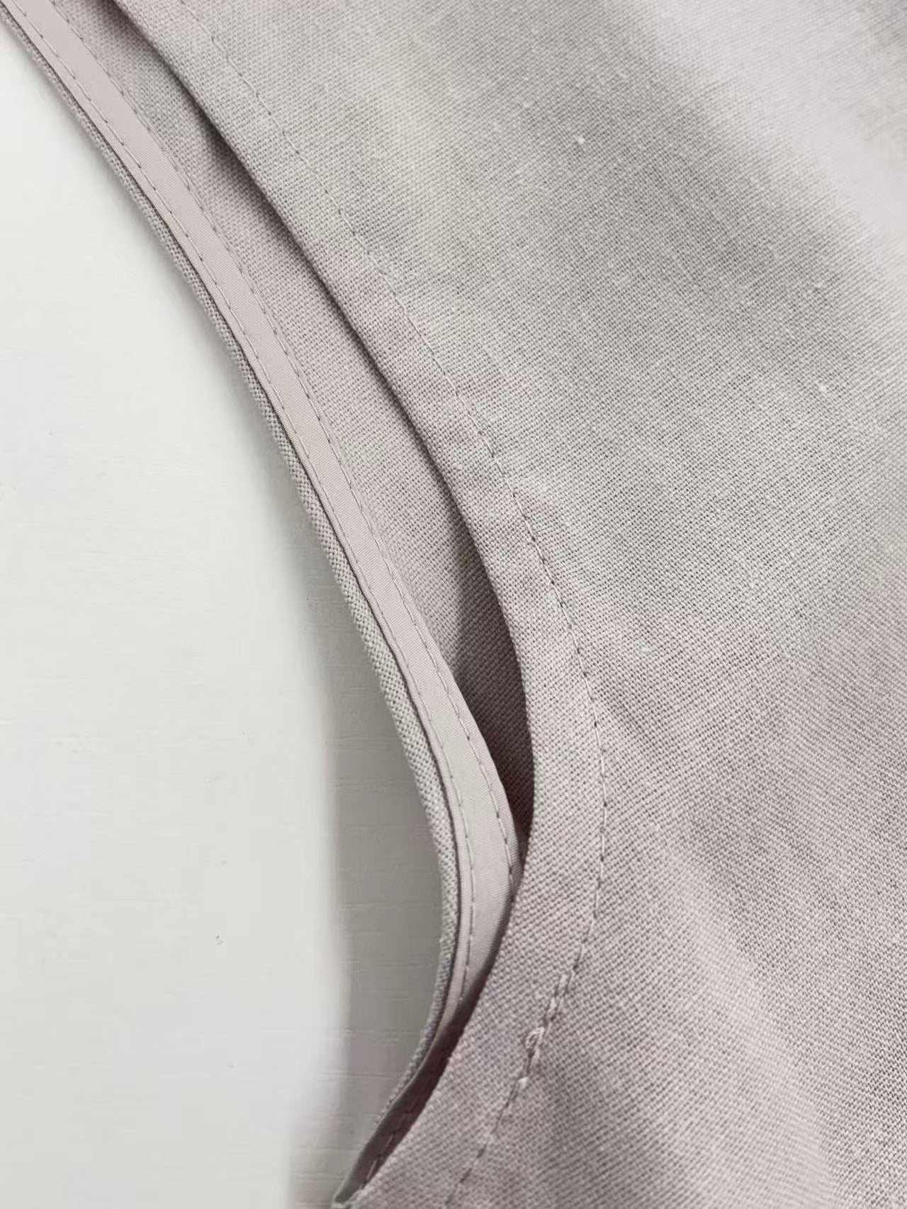 KNNO322/368・麻混・ジャンパースカート・バックデザイン＆Aラインマキシワンピース