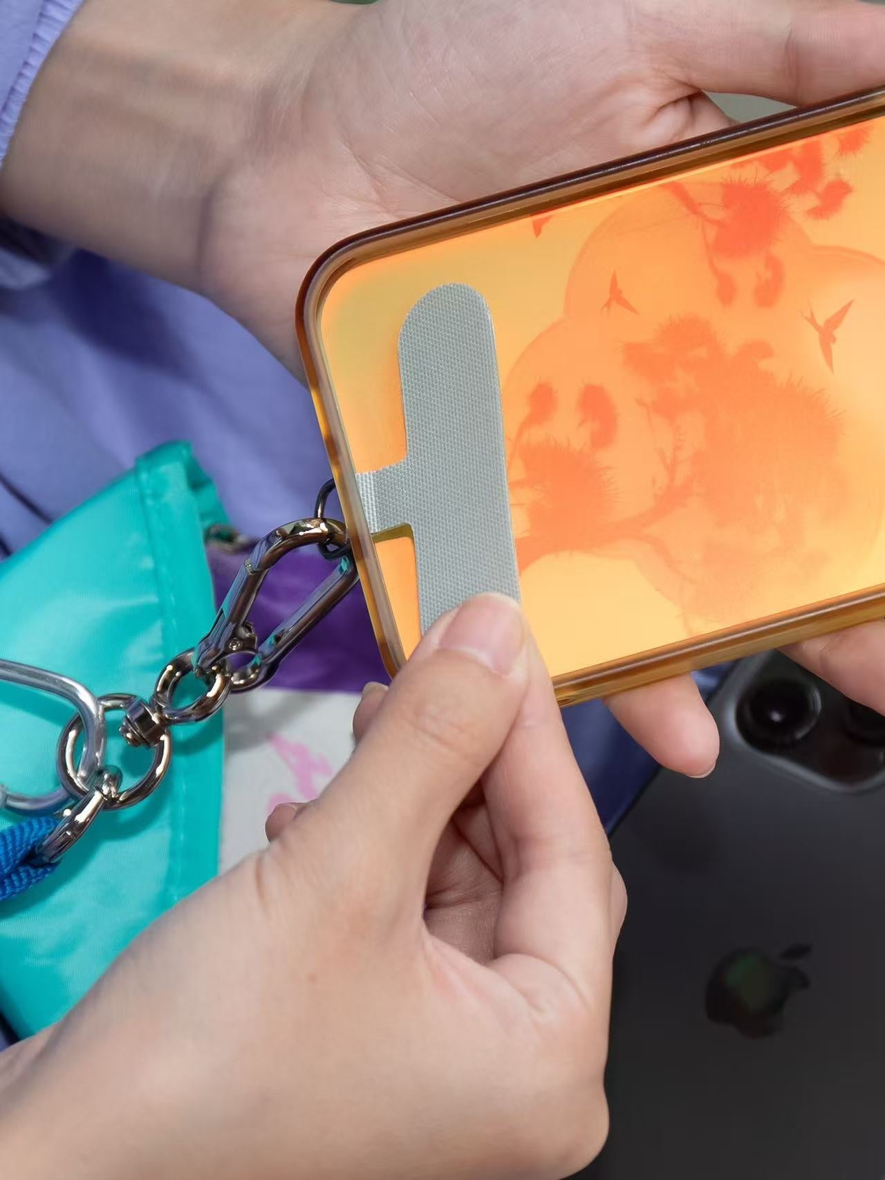 KYS-506・ミニポーチ付き！アニマルモチーフスマホストラップ